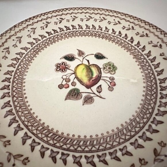 Vintage Johnson Brothers Fruit Sampler Plate - Picture 7 of 8